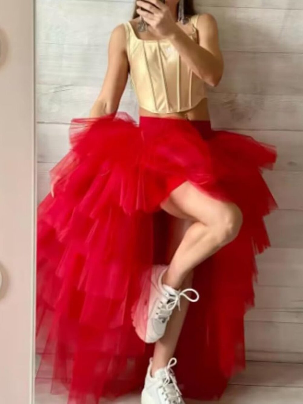 High Tutu Red Skirt